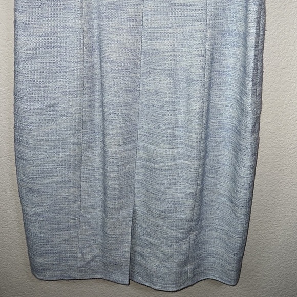 Carlisle Collection Brook Tweed Silk Linen With Ivory Bodice Dress Size 12 - Picture 5 of 9
